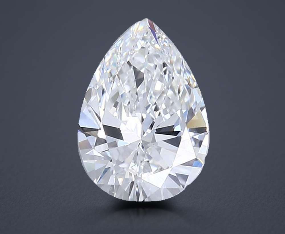 2.00 Carat Pear Natural Diamond