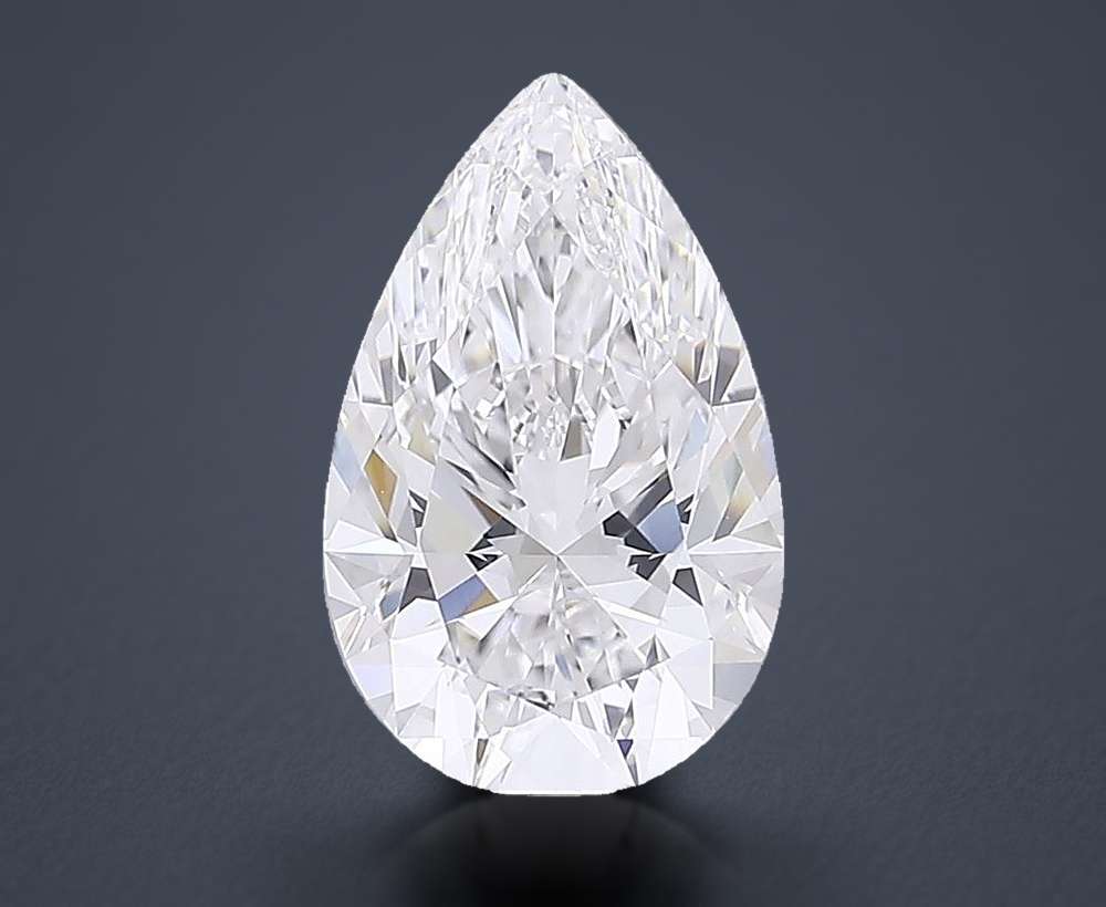 5.51 Carat Pear Lab Diamond