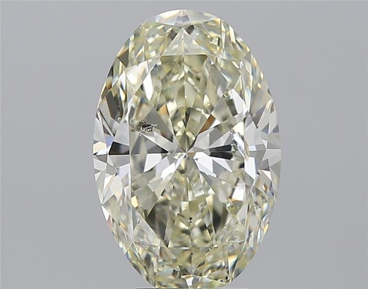 4.01ct K SI2 Rare Carat Ideal Cut Oval Diamond