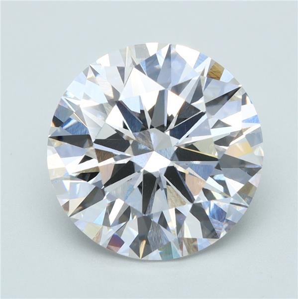 4.42ct F VVS1 Rare Carat Ideal Cut Round Lab Grown Diamond