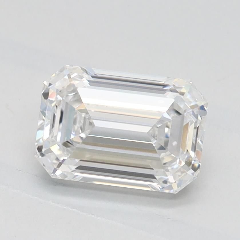 1.04ct D VVS1 Rare Carat Ideal Cut Emerald Lab Grown Diamond