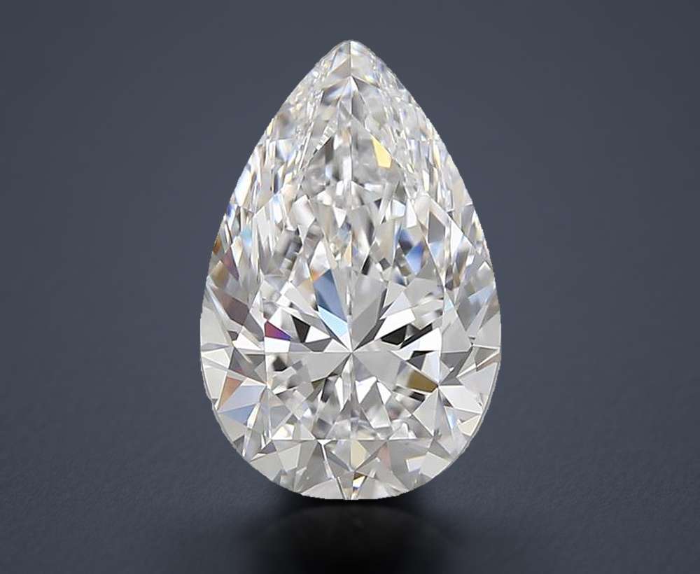 3.01 Carat Pear Natural Diamond