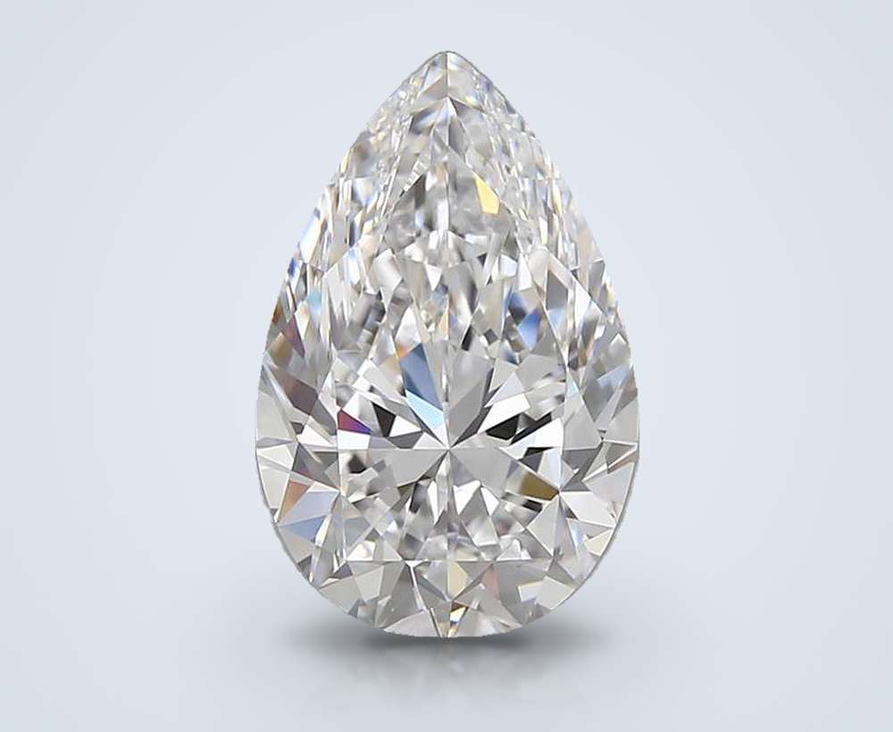 3.01 Carat Pear Natural Diamond