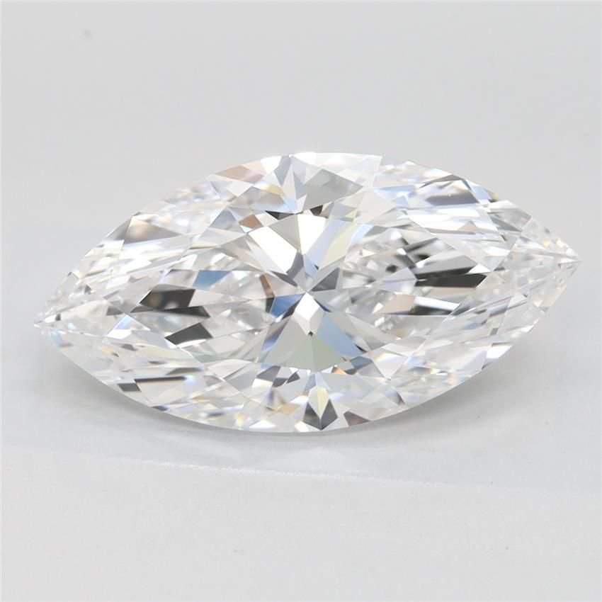 2.49ct D VVS2 Rare Carat Ideal Cut Marquise Lab Grown Diamond
