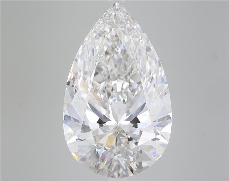 10.47ct F VS2 Rare Carat Ideal Cut Pear Lab Grown Diamond