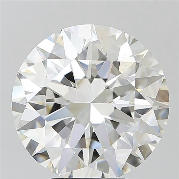 6.50ct J SI1 Rare Carat Ideal Cut Round Diamond