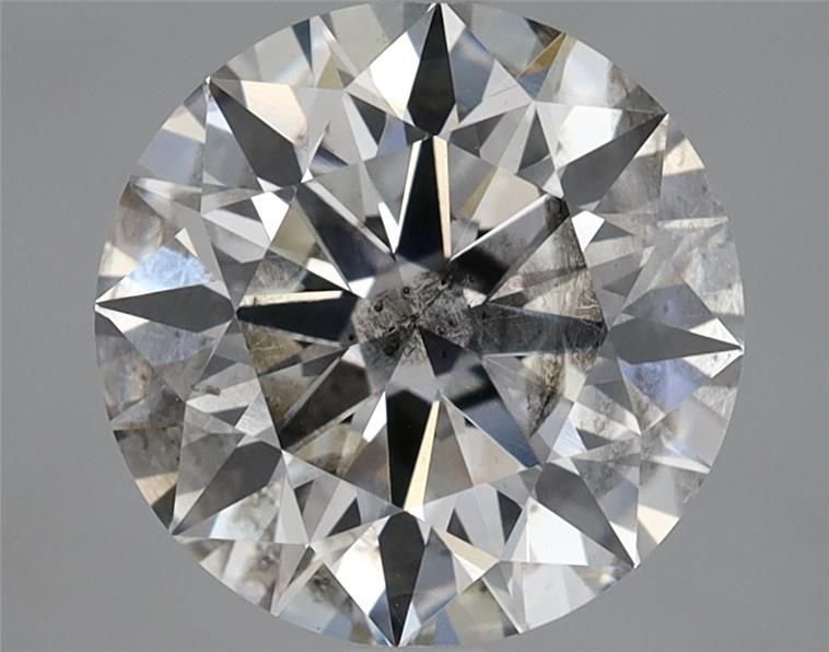 3.28ct I SI2 Rare Carat Ideal Cut Round Lab Grown Diamond