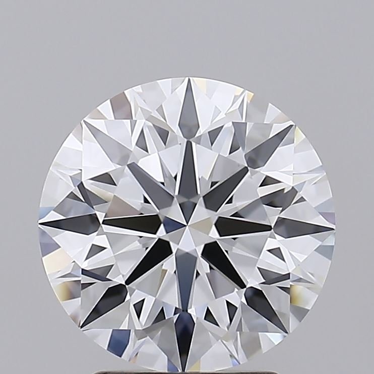 2.86ct F IF Rare Carat Ideal Cut Round Lab Grown Diamond