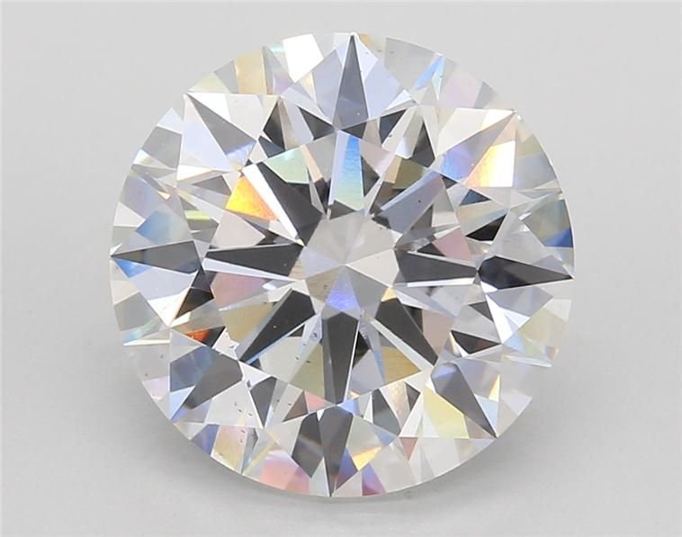 6.01ct E VS2 Rare Carat Ideal Cut Round Lab Grown Diamond