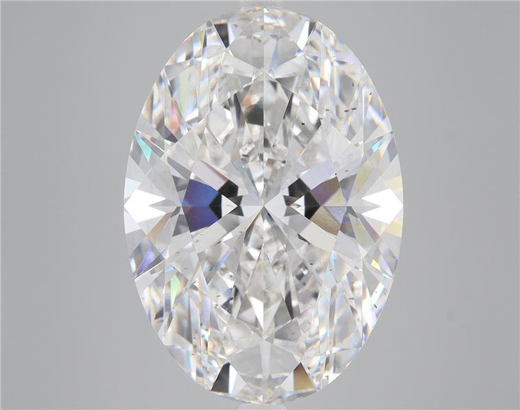 11.61ct F SI1 Rare Carat Ideal Cut Oval Lab Grown Diamond