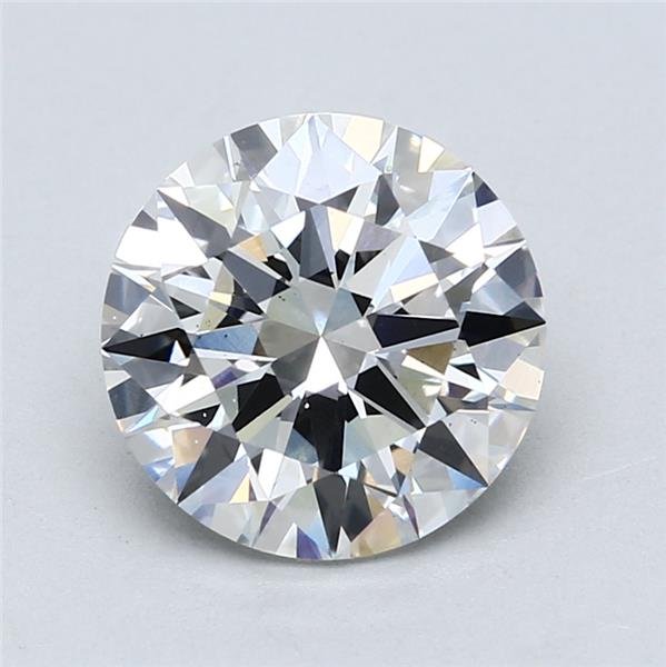 3.02ct E VS2 Rare Carat Ideal Cut Round Lab Grown Diamond