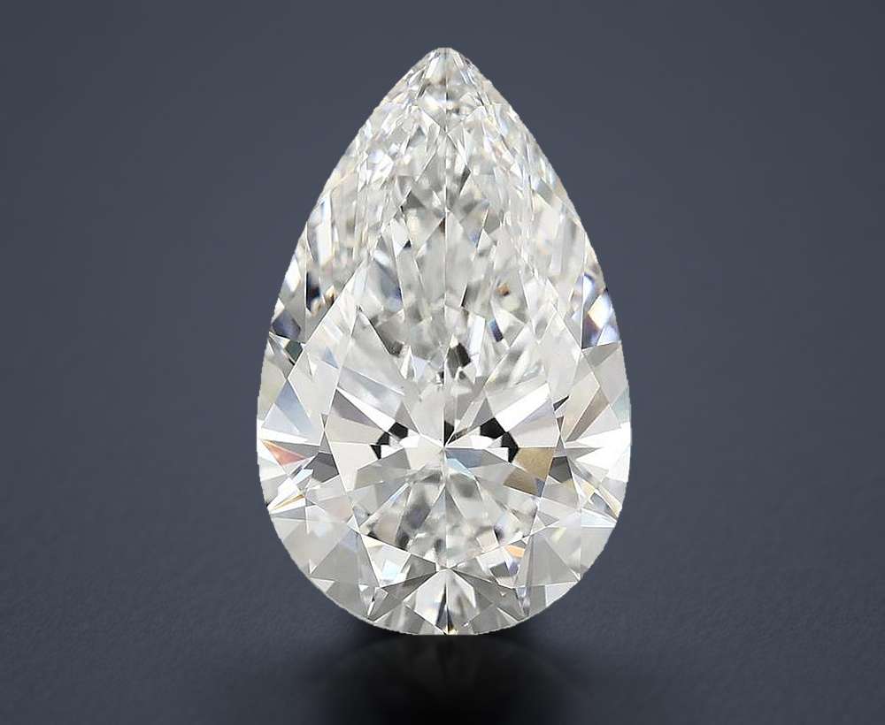 6.90 Carat Pear Lab Diamond