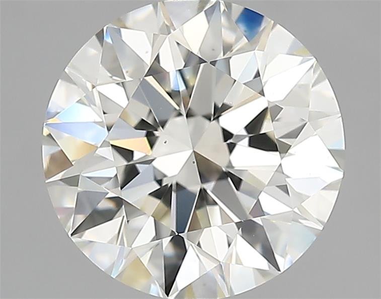 3.02ct K VS1 Rare Carat Ideal Cut Round Diamond