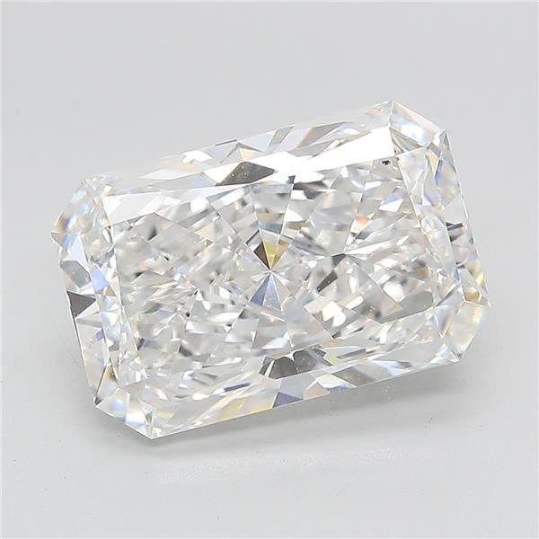 5.04ct E VS2 Rare Carat Ideal Cut Radiant Lab Grown Diamond