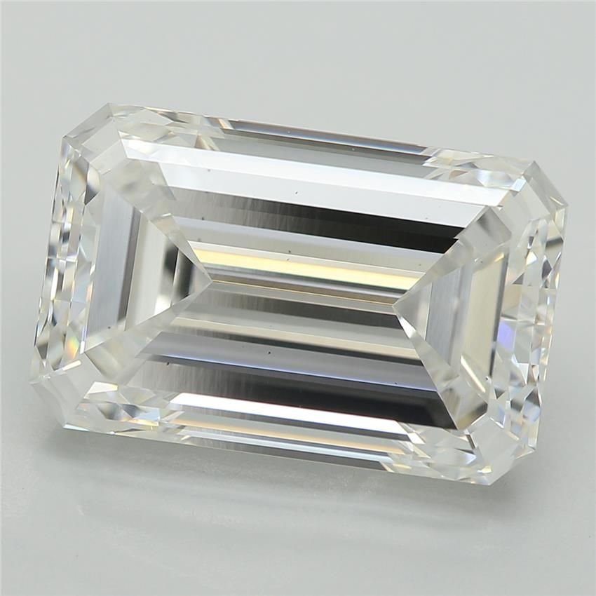 5.38ct E VS1 Excellent Cut Emerald Lab Grown Diamond