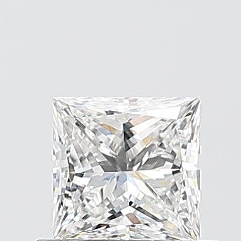 0.58ct E VVS1 Very Good Cut Princess Lab Grown Diamond