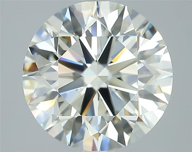 3.31ct K IF Excellent Cut Round Diamond