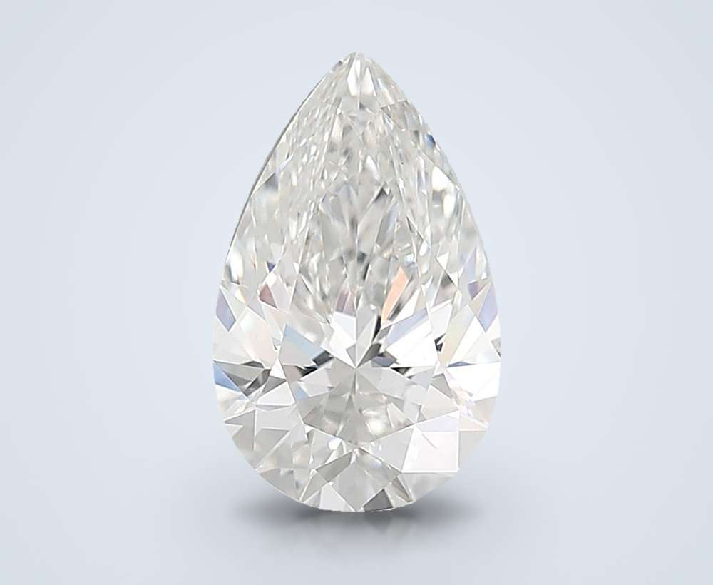 7.07 Carat Pear Lab Diamond
