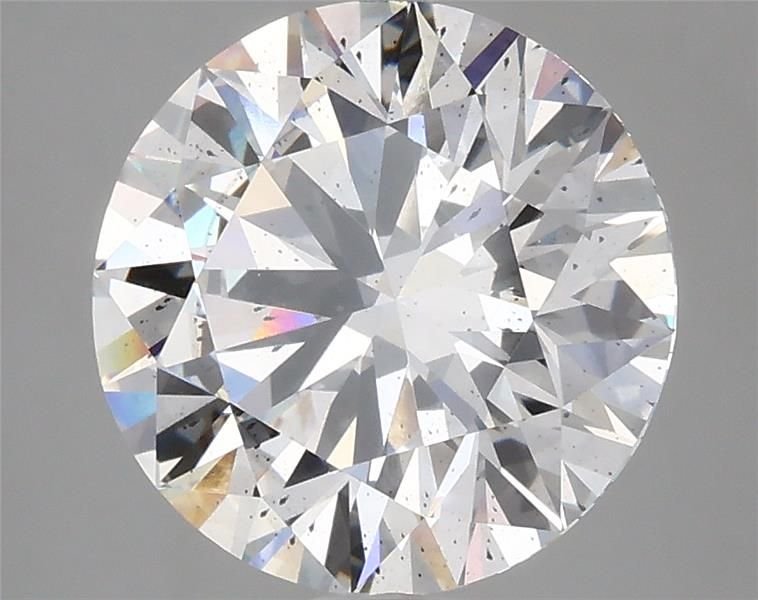 3.76ct F SI2 Rare Carat Ideal Cut Round Lab Grown Diamond