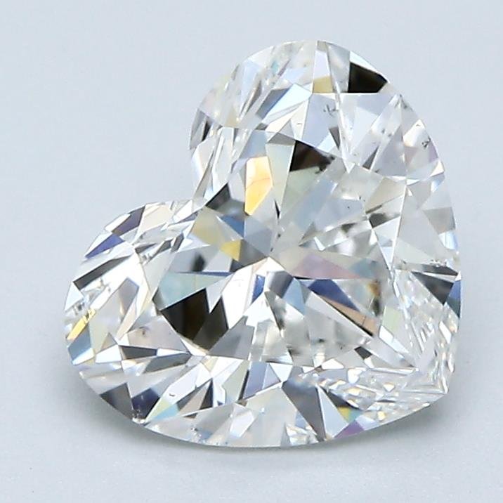 2.12ct G SI2 Rare Carat Ideal Cut Heart Diamond