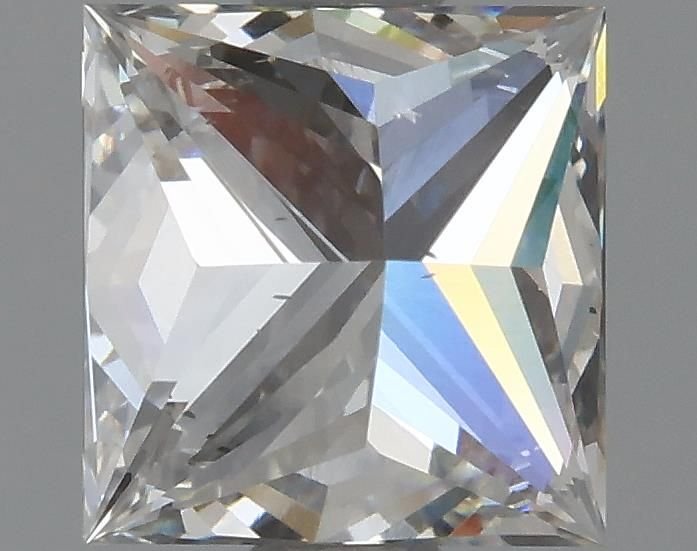 1.26ct F SI1 Rare Carat Ideal Cut Princess Lab Grown Diamond