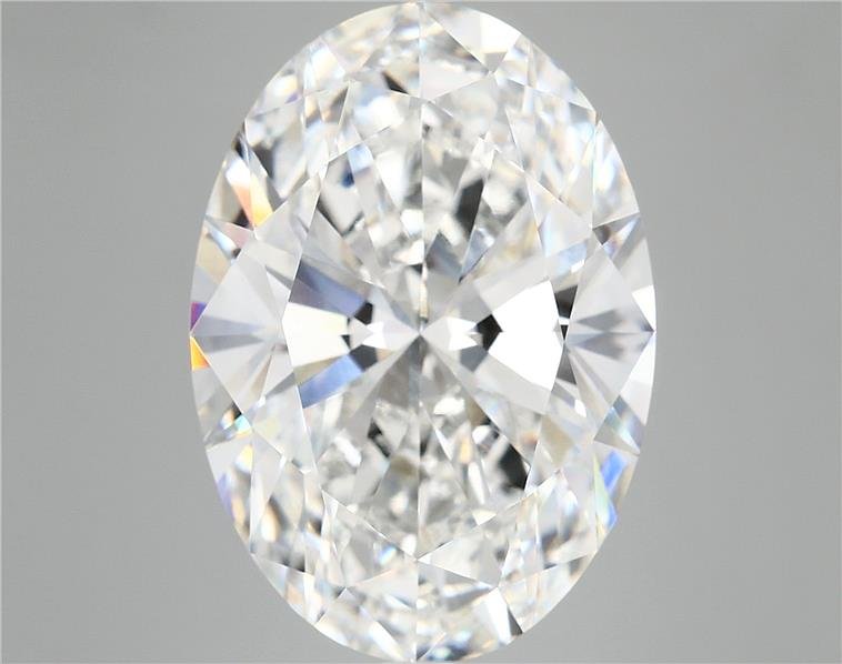 11.26ct F VVS2 Rare Carat Ideal Cut Oval Lab Grown Diamond