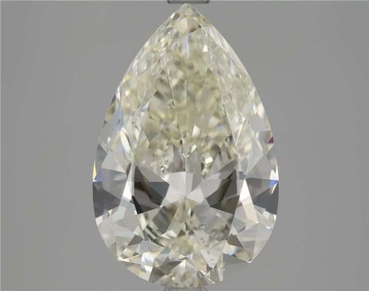2.70ct K SI1 Rare Carat Ideal Cut Pear Diamond