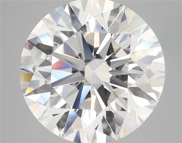 7.02ct E VS2 Rare Carat Ideal Cut Round Lab Grown Diamond