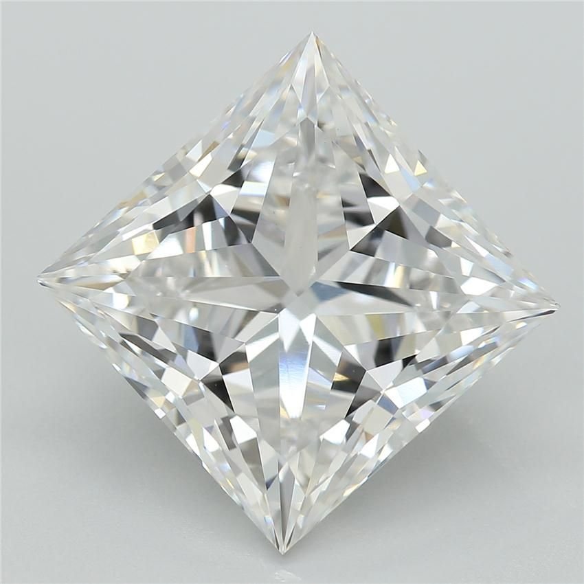 5.54ct E VVS2 Rare Carat Ideal Cut Princess Lab Grown Diamond