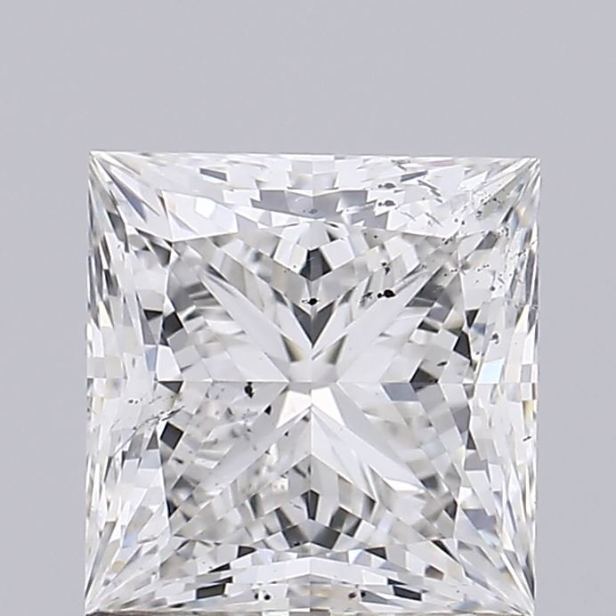 1.35ct G SI2 Rare Carat Ideal Cut Princess Lab Grown Diamond