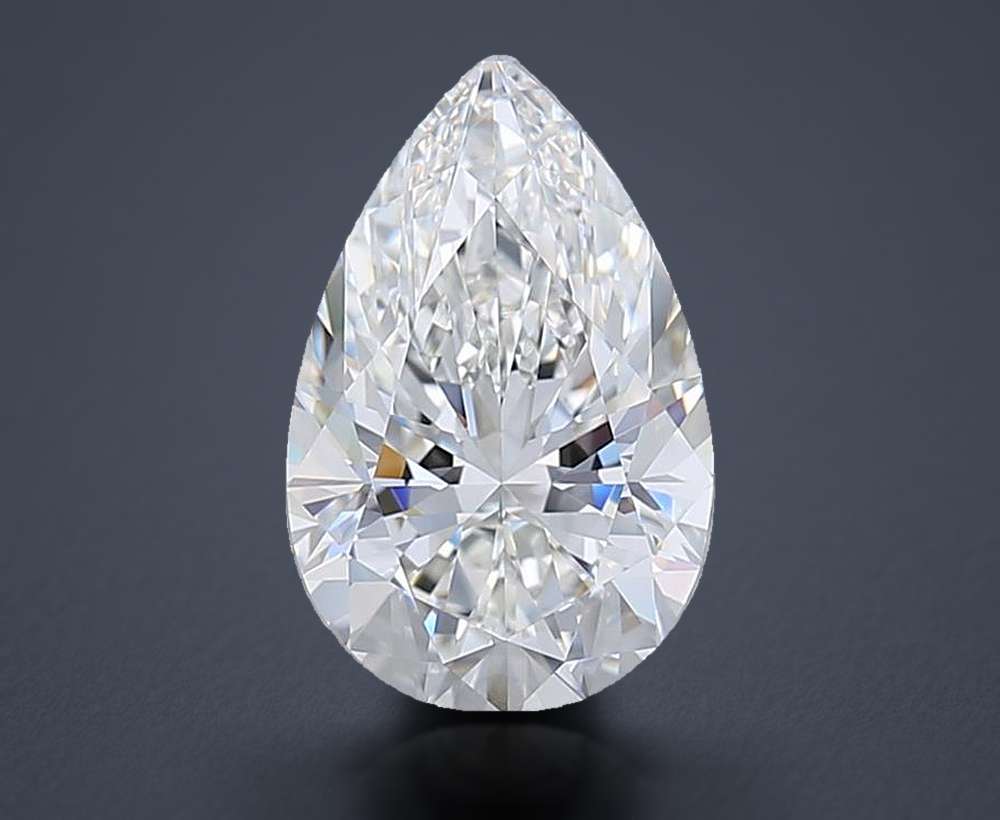 2.50 Carat Pear Lab Diamond