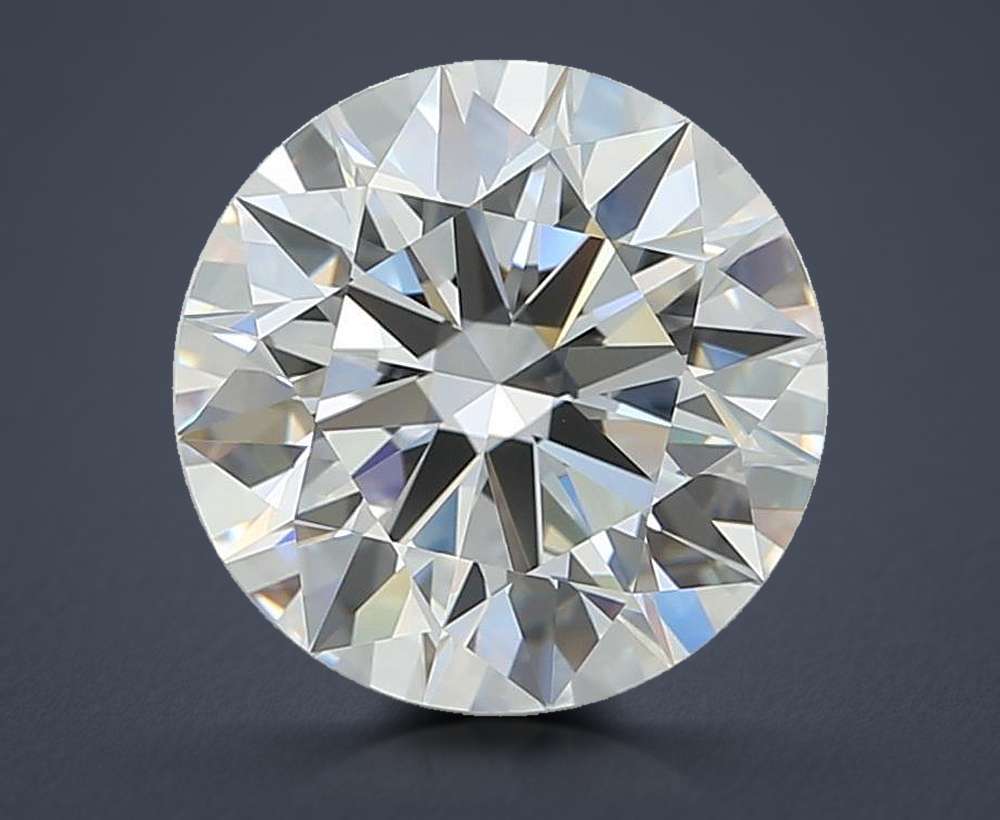 3.42 Carat Round Lab Diamond