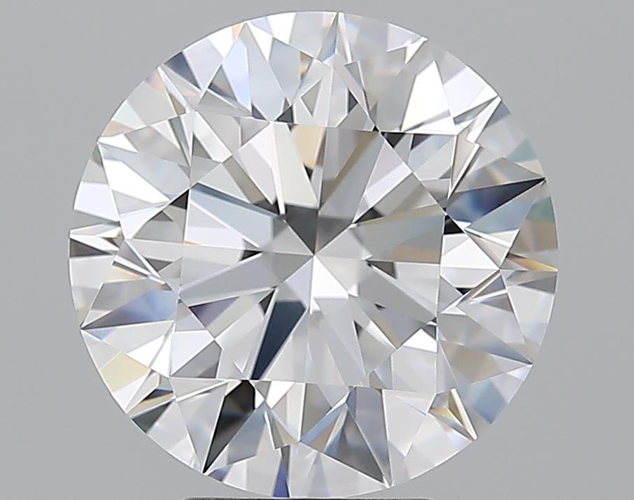 4.58ct D FL Rare Carat Ideal Cut Round Diamond