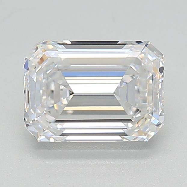 1.52ct D VS2 Rare Carat Ideal Cut Emerald Lab Grown Diamond