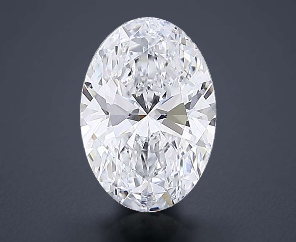 1.24 Carat Oval Lab Diamond