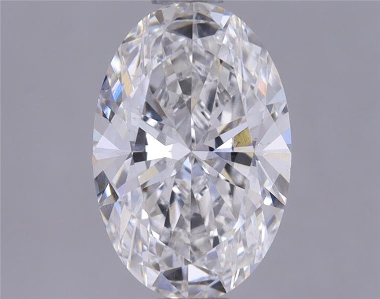 1.12ct F SI1 Rare Carat Ideal Cut Oval Lab Grown Diamond