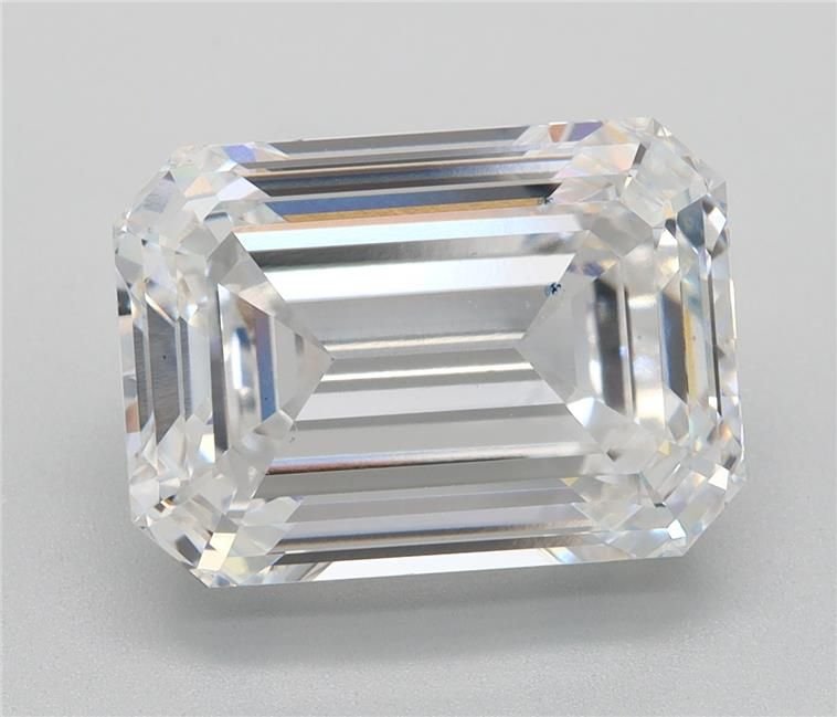 6.02ct E VS1 Rare Carat Ideal Cut Emerald Lab Grown Diamond