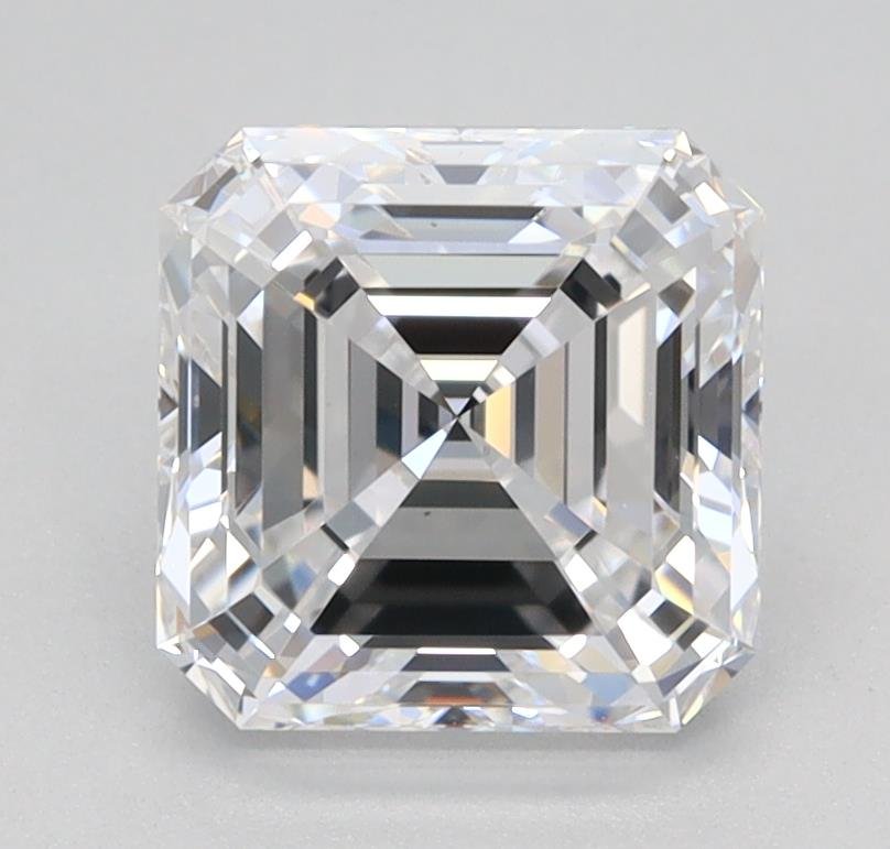 1.56ct D VS2 Rare Carat Ideal Cut Asscher Lab Grown Diamond