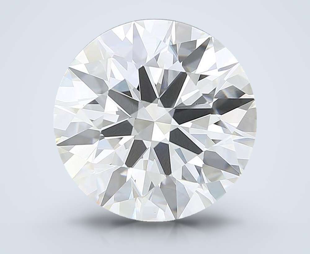 7.74 Carat Round Lab Diamond