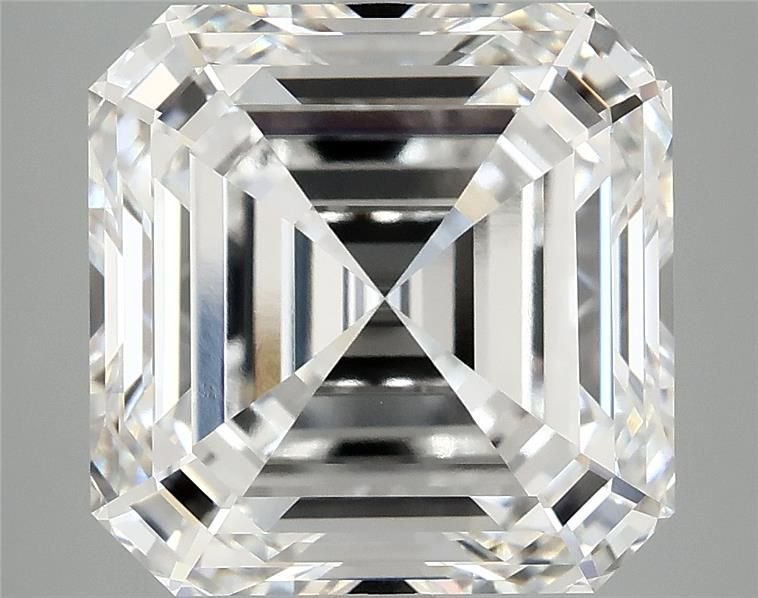 8.29ct F VVS2 Rare Carat Ideal Cut Asscher Lab Grown Diamond