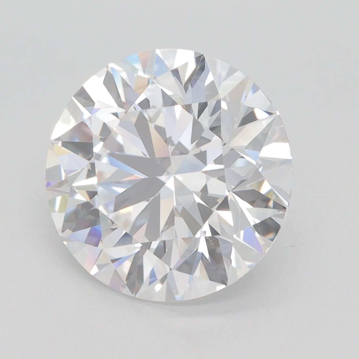 5.04ct E VVS1 Rare Carat Ideal Cut Round Lab Grown Diamond