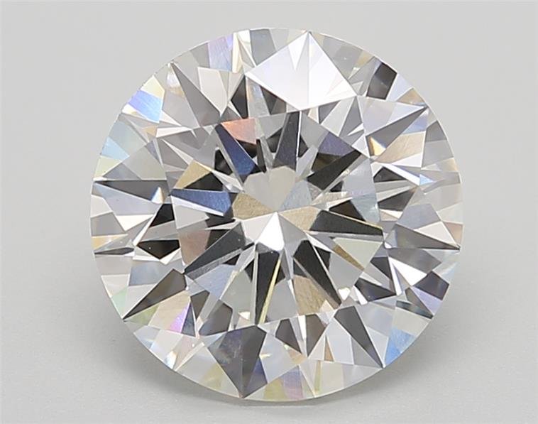 5.04ct G VVS2 Rare Carat Ideal Cut Round Lab Grown Diamond