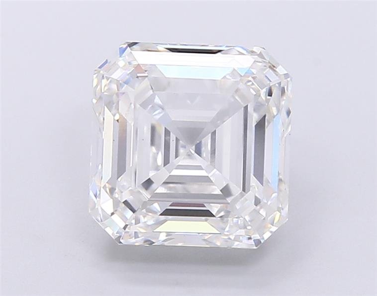 4.90ct D VVS2 Rare Carat Ideal Cut Asscher Lab Grown Diamond