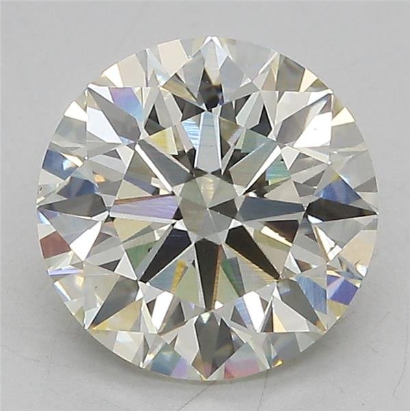 3.03ct J VS2 Rare Carat Ideal Cut Round Lab Grown Diamond