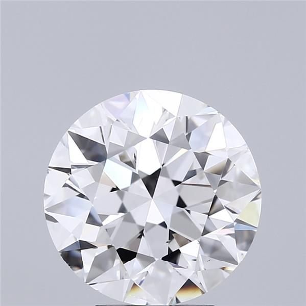 3.91ct E SI1 Rare Carat Ideal Cut Round Diamond
