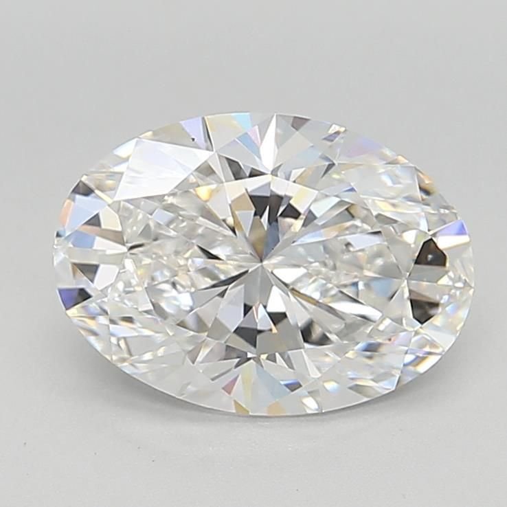 3.09ct D VS1 Rare Carat Ideal Cut Oval Lab Grown Diamond