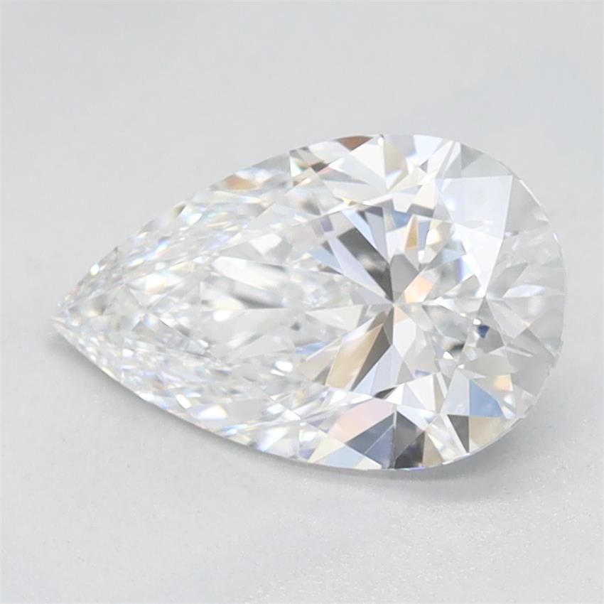 1.10ct D VVS2 Rare Carat Ideal Cut Pear Lab Grown Diamond