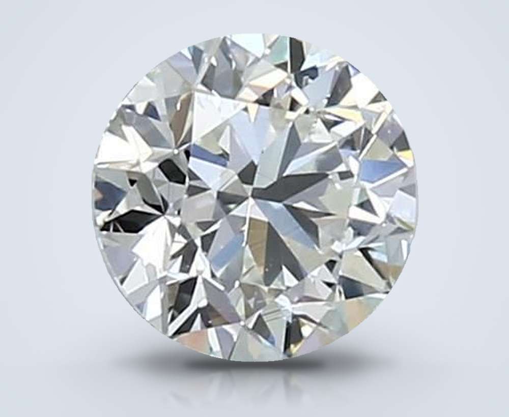0.90 Carat Round Natural Diamond
