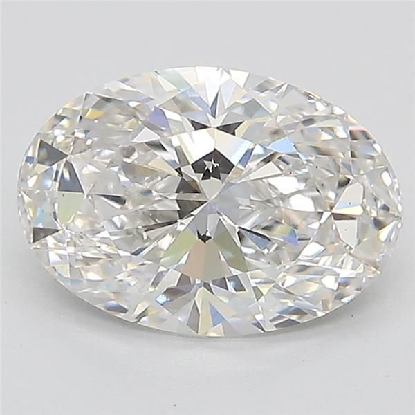 2.13ct F VS2 Rare Carat Ideal Cut Oval Lab Grown Diamond