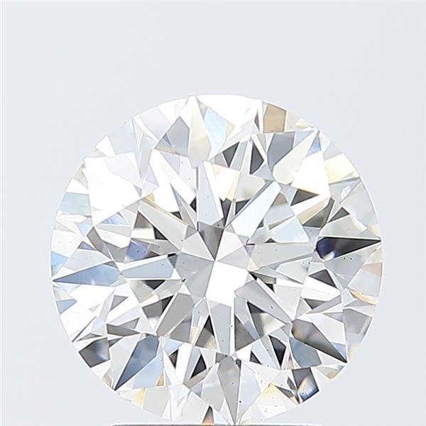 3.07ct H VS2 Rare Carat Ideal Cut Round Lab Grown Diamond